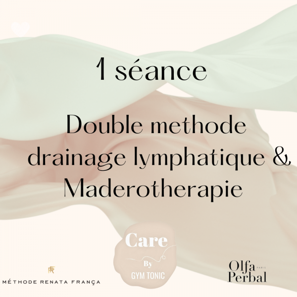 Bon cadeau : 1 Séance double méthode drainage lymphatique & madérothérapie